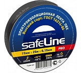 Изолента " SafeLine" 19мм*25м (чёрная)  /01896/
