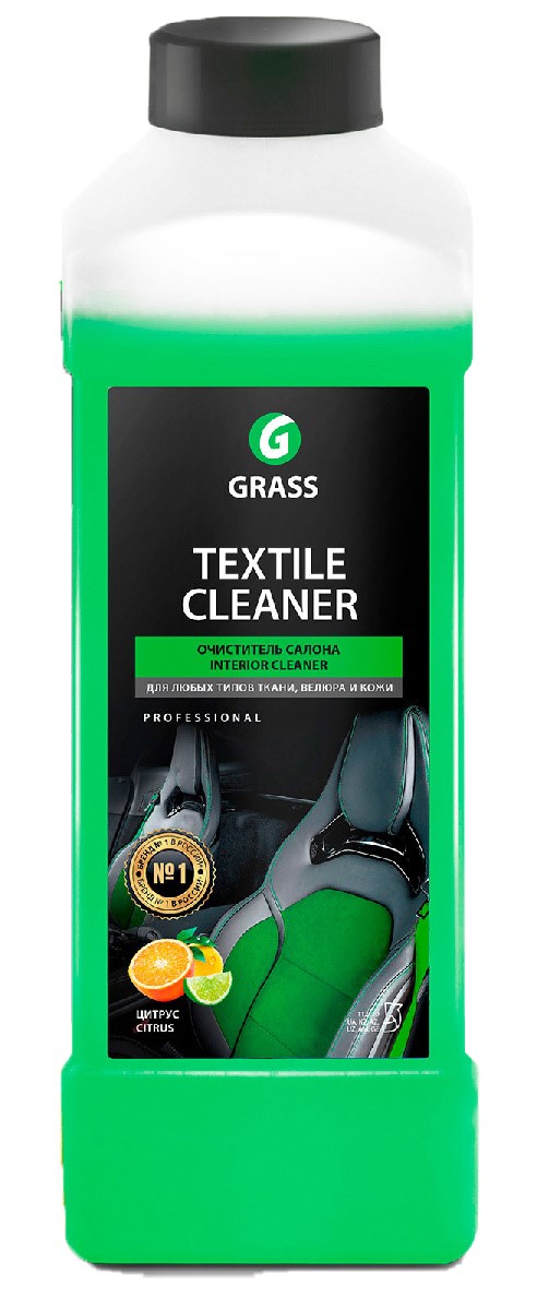 GRASS-112110  Очиститель салона авто Textile CLEANER (112100) чистящее средство  1л  /11262/