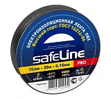 Изолента " SafeLine" 15мм*20м (чёрная)  /01894/