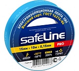 Изолента " SafeLine" 15мм*10м (синяя)  /01891/